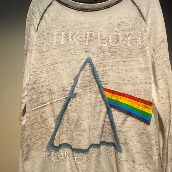 Tops - Vintage gray long sleeved Pink Floyd shirt